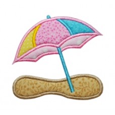 Beach Umbrella Applique